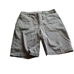 Croft & Barrow Stretch Cargo Shorts Womens Size10 Khaki